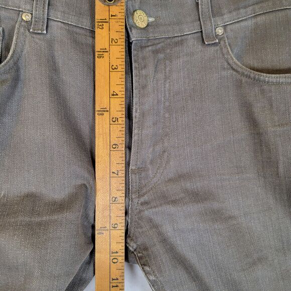 Acne Mens Ace Nelson Khaki Jeans Size 34 Green Mid Rise Straight Quiet Luxury - Picture 7 of 8